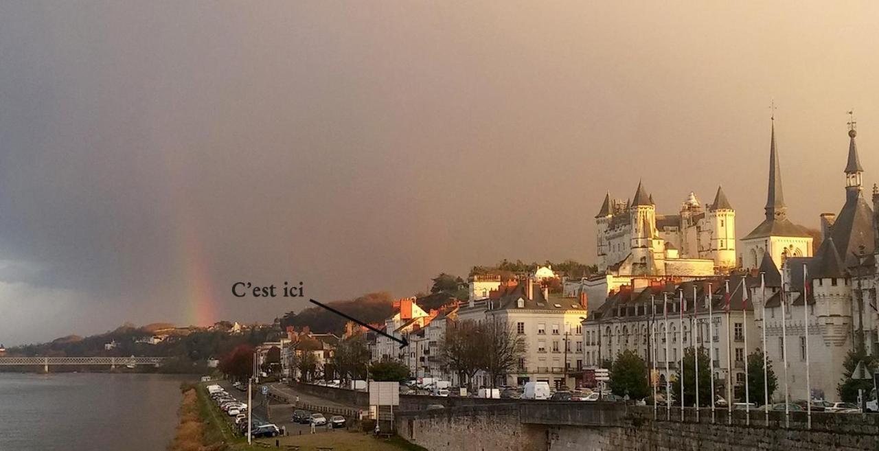 شقة Balcon Sur Loire Local Velo سوموور المظهر الخارجي الصورة